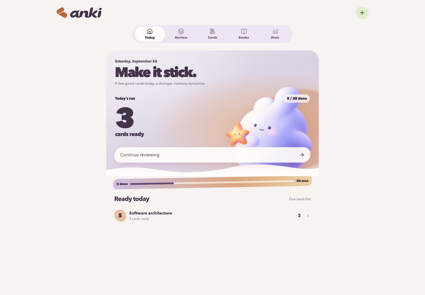 Anki preview
