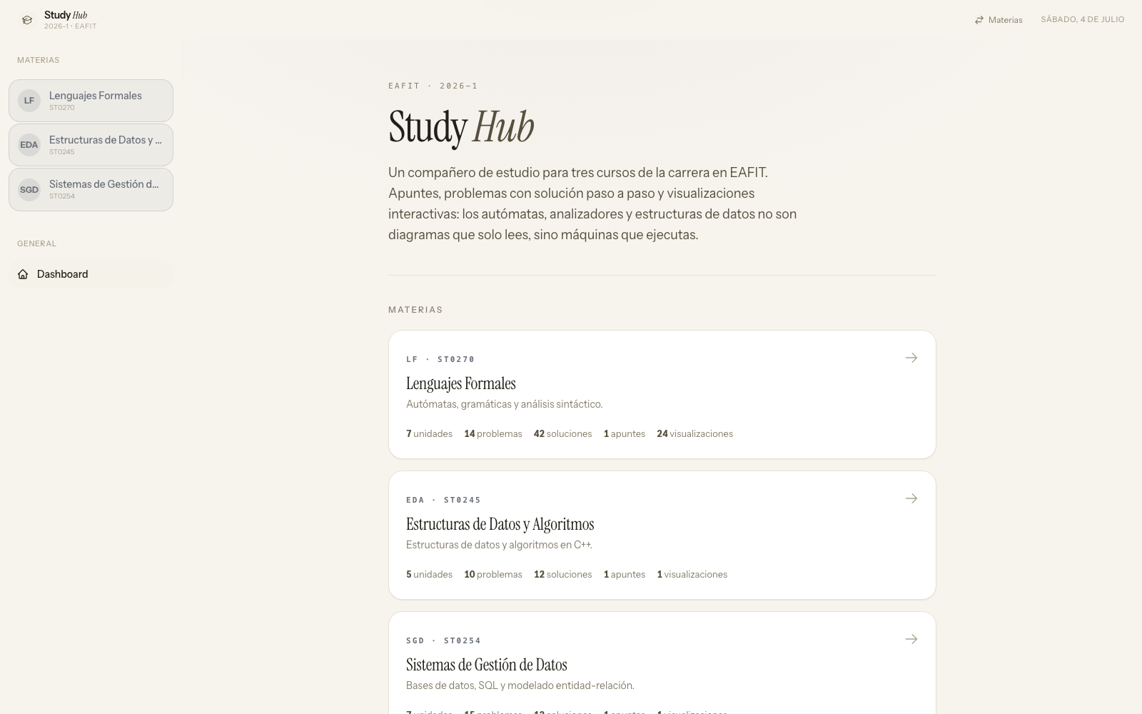 Study Hub preview